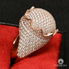 10K Gold Diamond Ring | Luxurious Men&#39;s Ring D10 - VVS