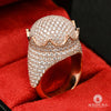 10K Gold Diamond Ring | Luxurious Men&#39;s Ring D10 - VVS
