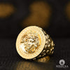 10K Gold Ring | Men&#39;s Ring Mirror H18 Yellow Gold