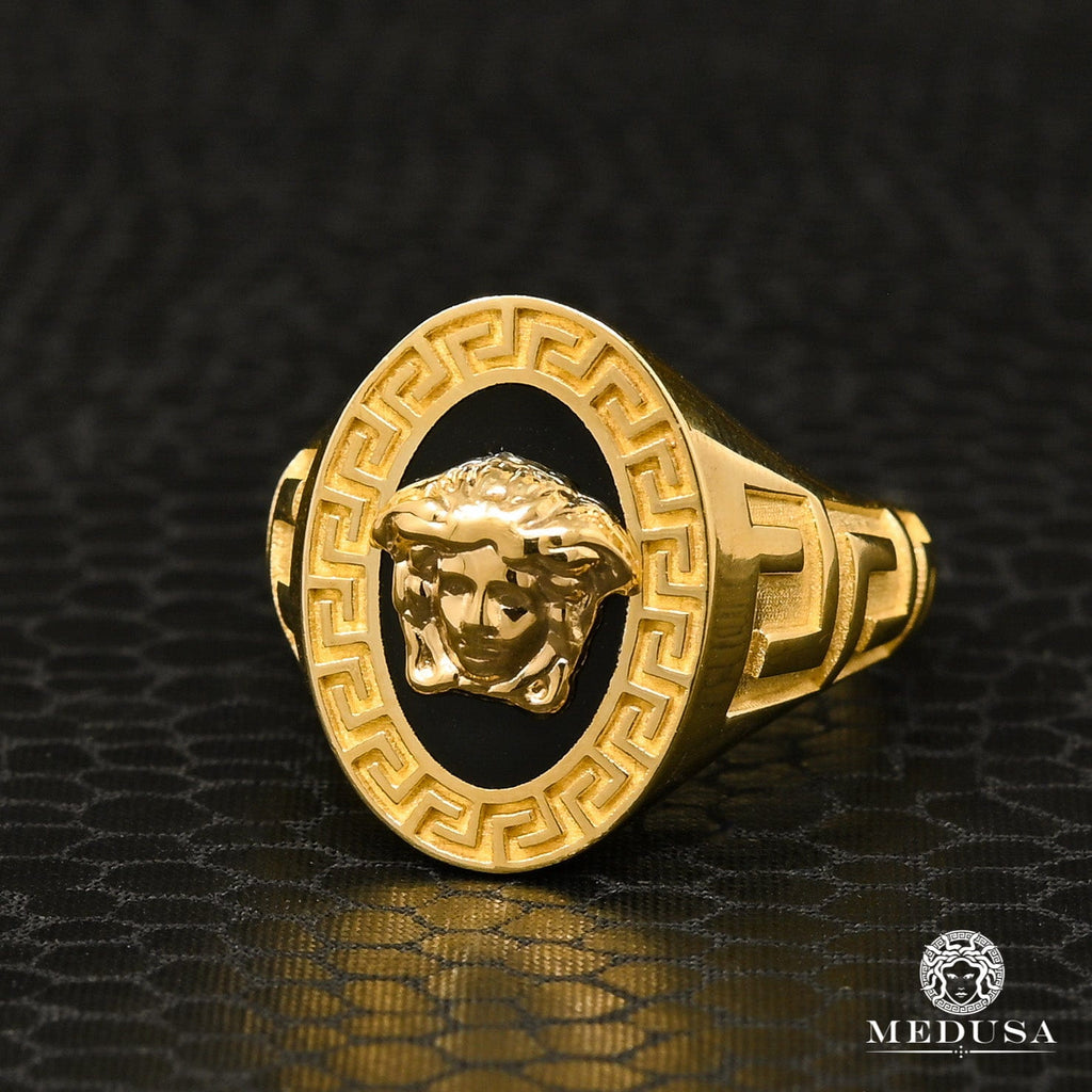 Bijoux Bague Versace Homme Medusa Bague Chevaliere Versace Bague