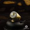 10K Gold Ring | Men&#39;s Ring Mirror H9 Gold 2 Tones