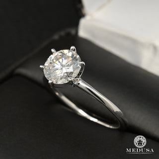 Moissanite F1 - 1.50CT  - White Gold