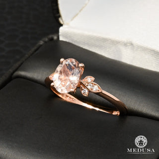 Morganite D2 - Diamant - Or Rose