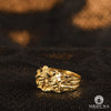 10K Gold Ring | Men&#39;s Ring Nugget H4 Yellow Gold
