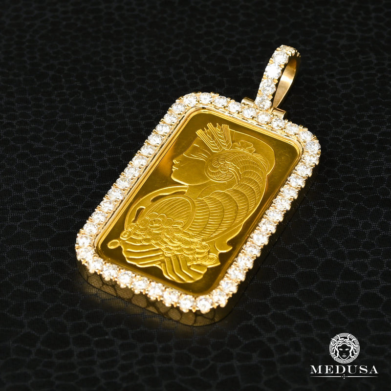 PAMP Fortuna | Miscellaneous Pendant PAMP Fortuna Pendant | 1 oz &amp; Diamond Yellow Gold