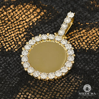 Photo Pendant D1  - 29mm / Gold 2 Tones