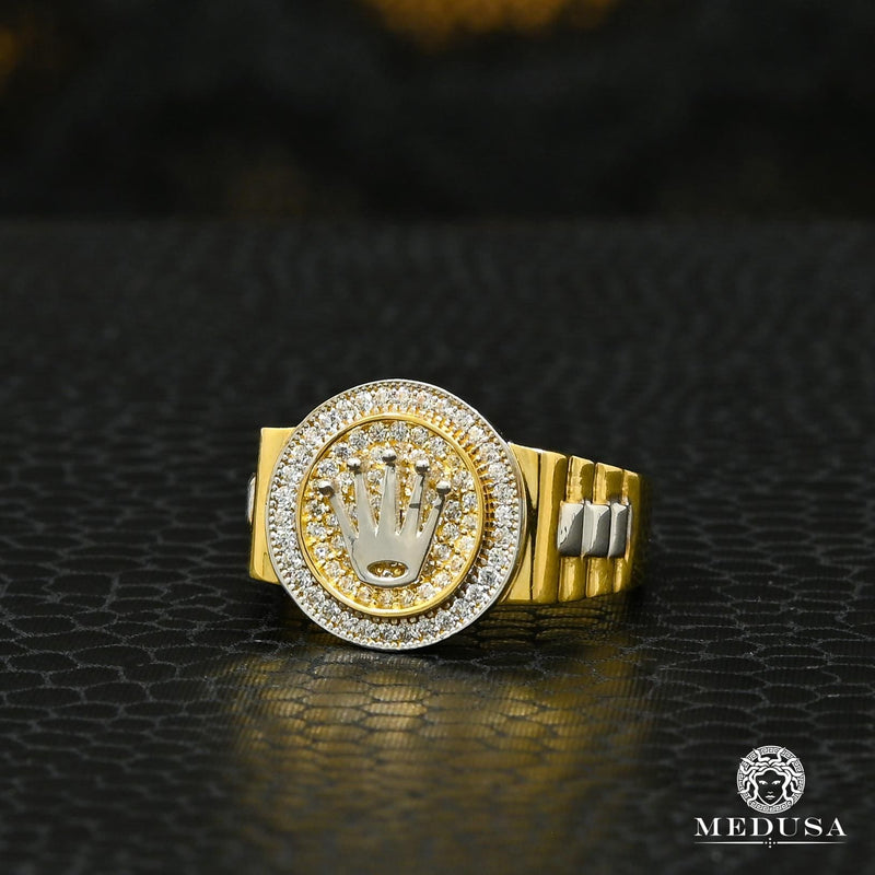 10K Gold Ring | Men&#39;s Ring Pyrex H20 Yellow Gold