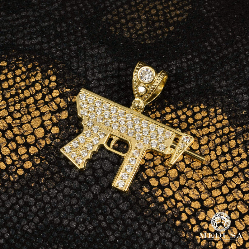 10K Gold Pendant | Miscellaneous Rifle X3 Pendant