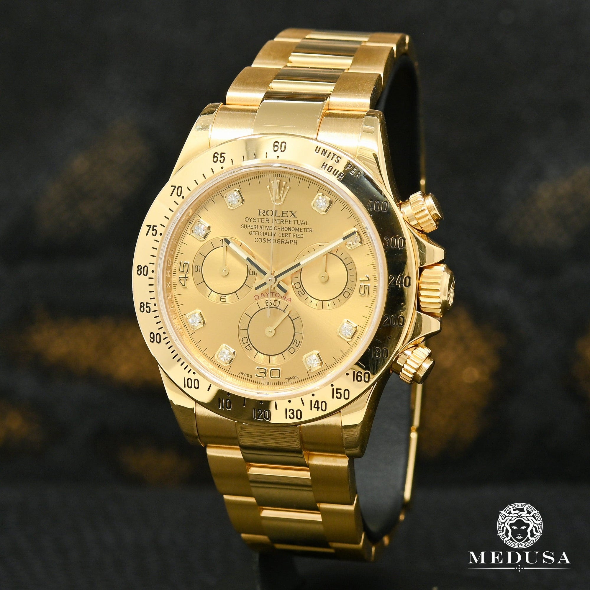 Rolex watch | Rolex Cosmograph Daytona 40mm Men's Watch - Champagne Gold Yellow Gold