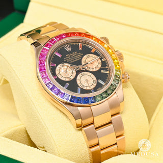 Rolex Cosmograph Daytona 40mm - Rainbow  - Rose Gold