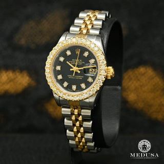 Rolex Datejust 26mm - Black - Or 2 Tons