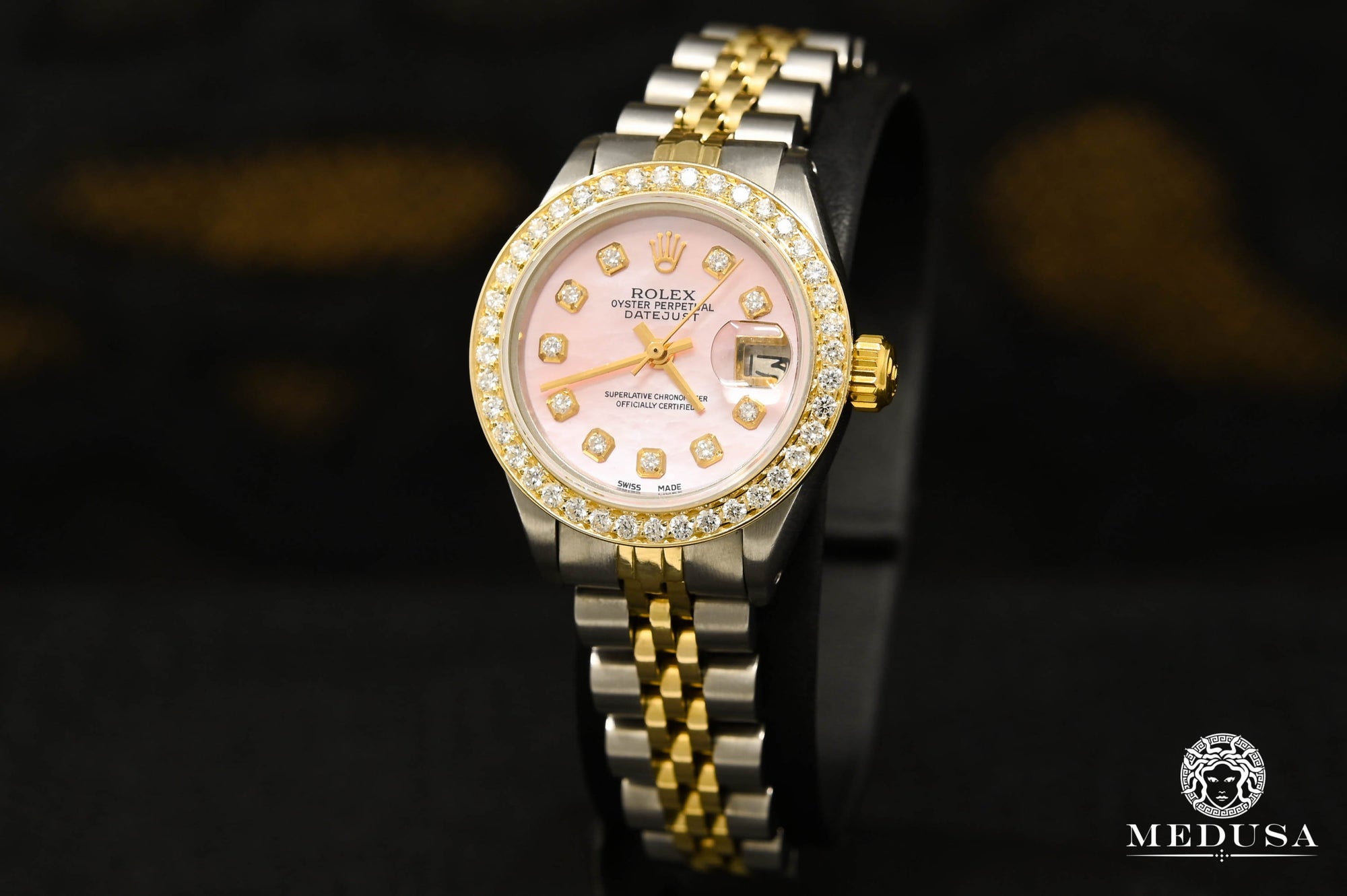 Rolex Watch Rolex Datejust 26mm Pink Women's Watch Medusa