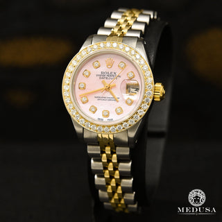 Rolex Datejust 26mm - Pink - Or 2 Tons