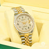 Montre Rolex | Homme Datejust 36mm - Arabic Iced Or 2 Tons