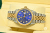 Montre Rolex | Montre Homme Rolex Datejust 36mm - Cadran Bleu Iced Or 2 Tons