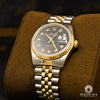 Montre Rolex | Montre Homme Rolex Datejust 36mm - Cadran Noir Jubilee Or 2 Tons