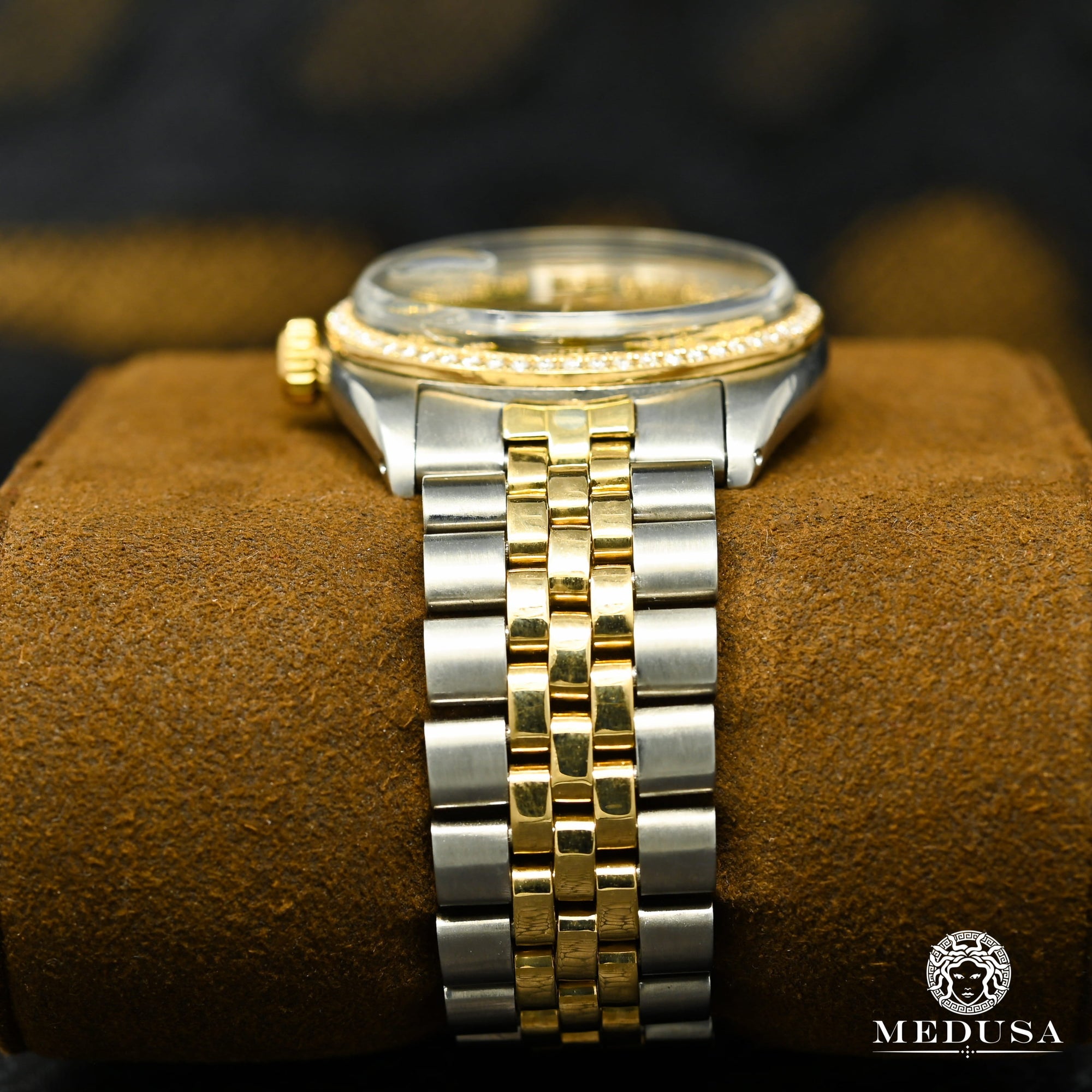Montre Rolex | Montre Homme Rolex Datejust 36mm - Champagne Or 2 Tons