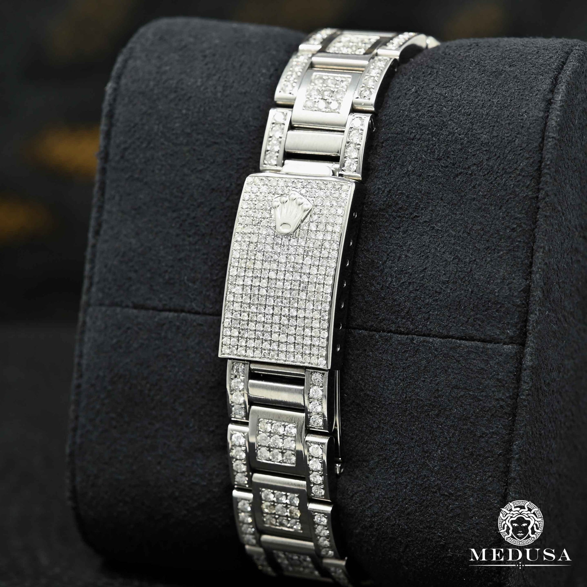 Montre Rolex | Montre Homme Rolex Datejust 36mm - Full Iced Oyster Stainless