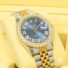 Rolex watch | Rolex Datejust 36mm Men&#39;s Watch - Navy Iced Gold 2 Tones