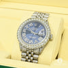 Montre Rolex | Homme Datejust 36mm - Navy Iced Out Stainless