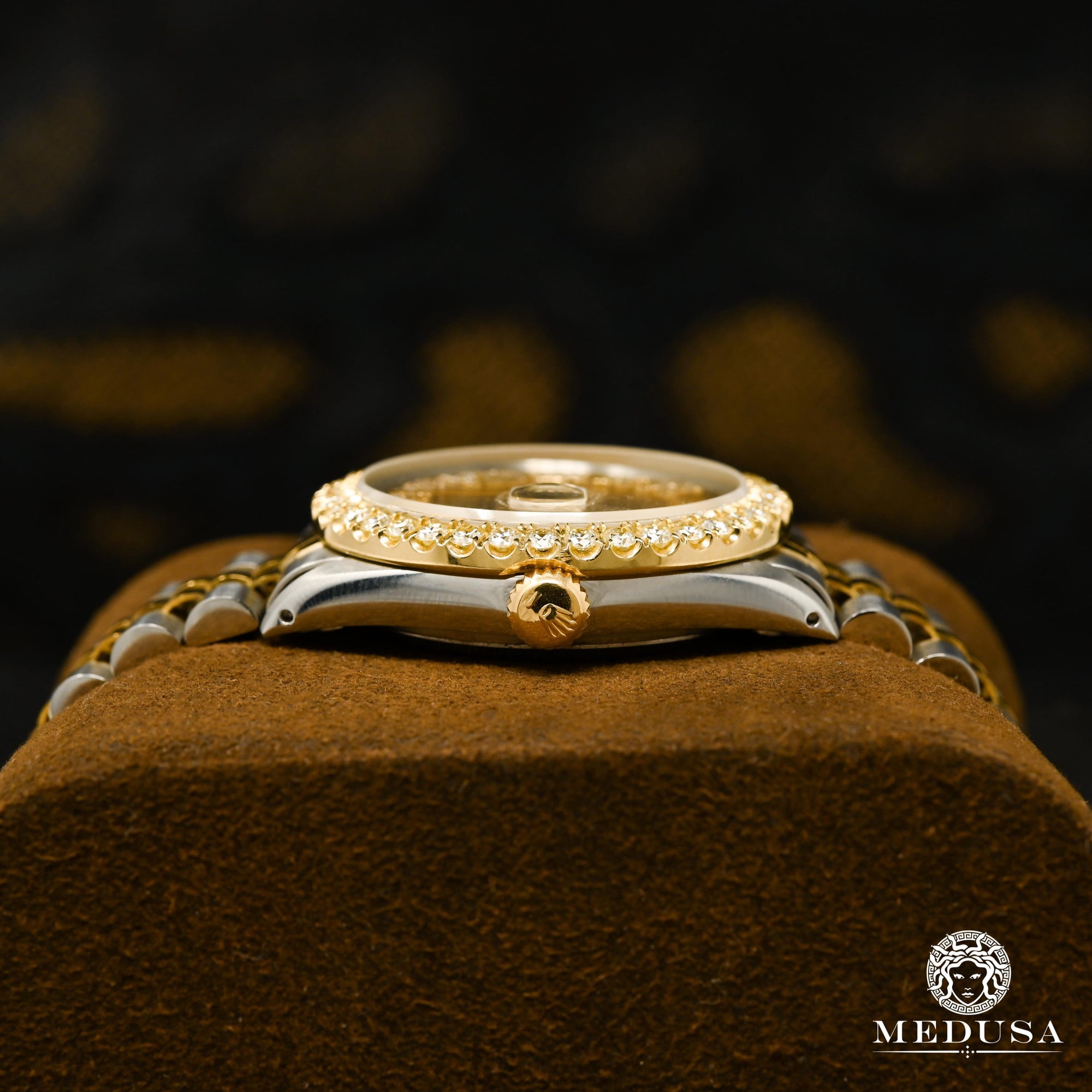 Montre Rolex | Montre Homme Rolex Datejust 36mm - Red ’’Mother of Pearl’’ Or 2 Tons