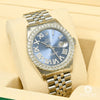 Montre Rolex | Montre Homme Rolex Datejust 36mm - Stainless Blue Romain Stainless