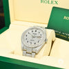Montre Rolex | Montre Homme Rolex Datejust 41mm - Arabic Full Iced Stainless