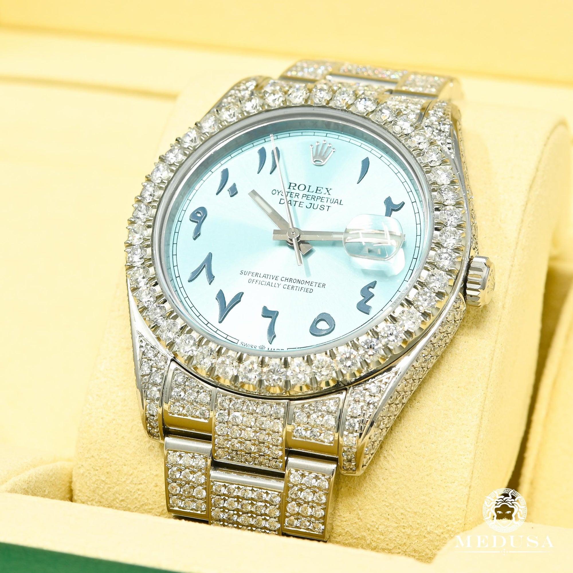 Montre Rolex | Montre Homme Rolex Datejust 41mm - Azur Arabic Stainless