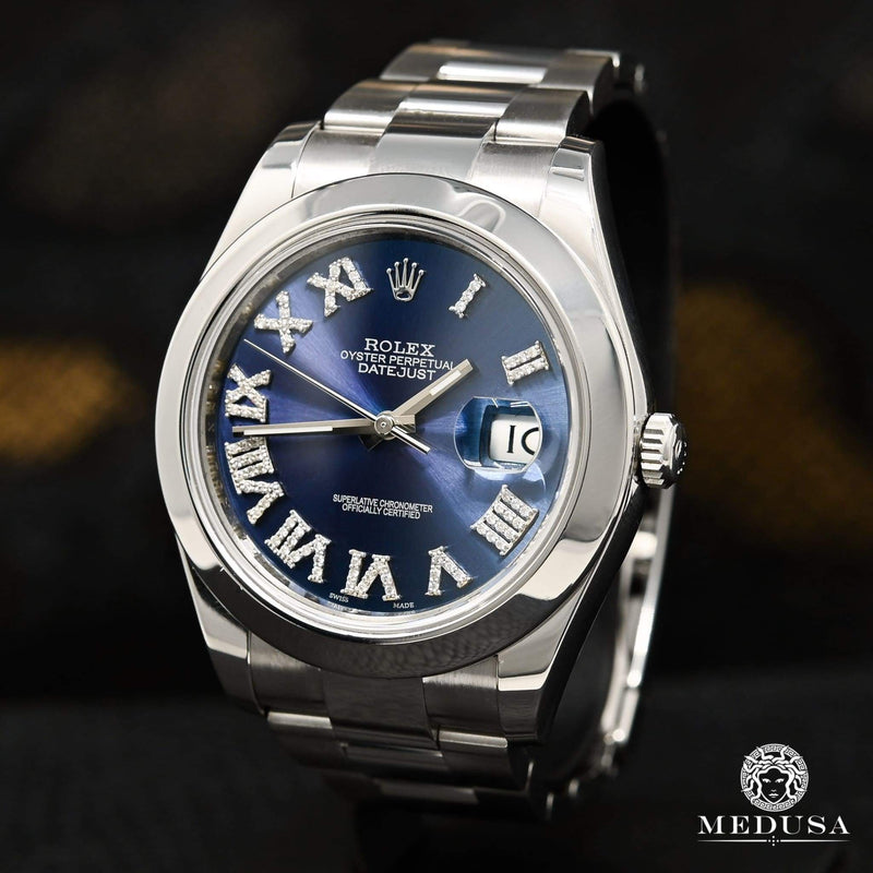 Montre Rolex | Homme Datejust 41mm - Bleu Romain Stainless