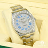 Montre Rolex | Homme Datejust 41mm - Blue Romain Iced Stainless
