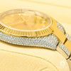Montre Rolex | Montre Homme Rolex Datejust 41mm - Champagne Fluted Iced Or 2 Tons
