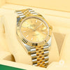 Montre Rolex | Montre Homme Rolex Datejust 41mm - Champagne Jubilee Fluted Or 2 Tons