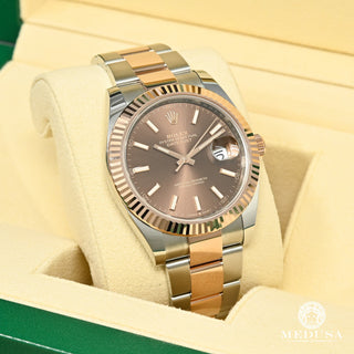 Rolex Datejust 41mm - Fluted Everose Stick - Or Rose 2 Tons