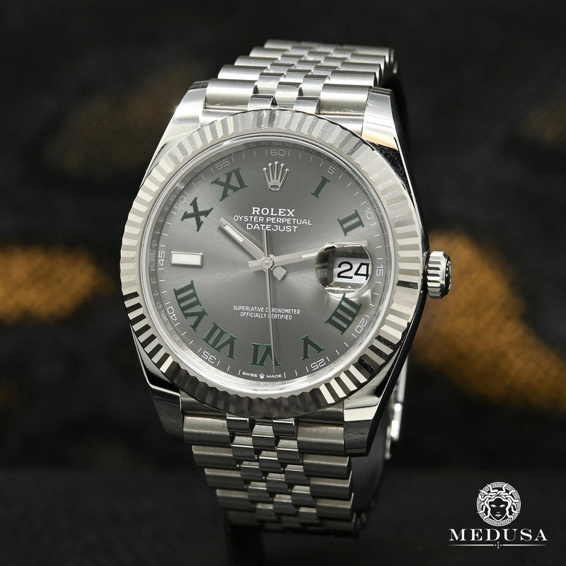 Datejust 41mm wimbledon rolex Clearance