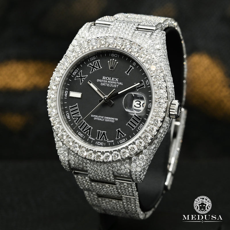 Rolex watch | Rolex Datejust 41mm Men&#39;s Watch - Honeycomb Wimbledon Stainless