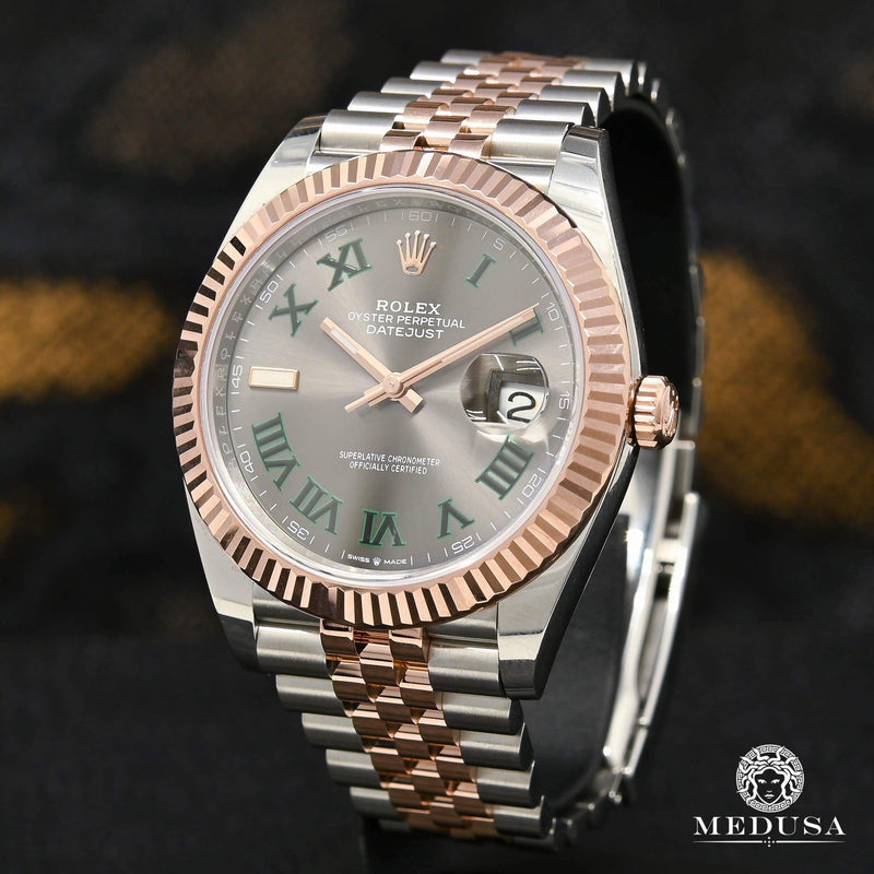 Rolex watch | Rolex Datejust Men&#39;s Watch 41mm - Jubilee Fluted Everose Rose Gold 2 Tones