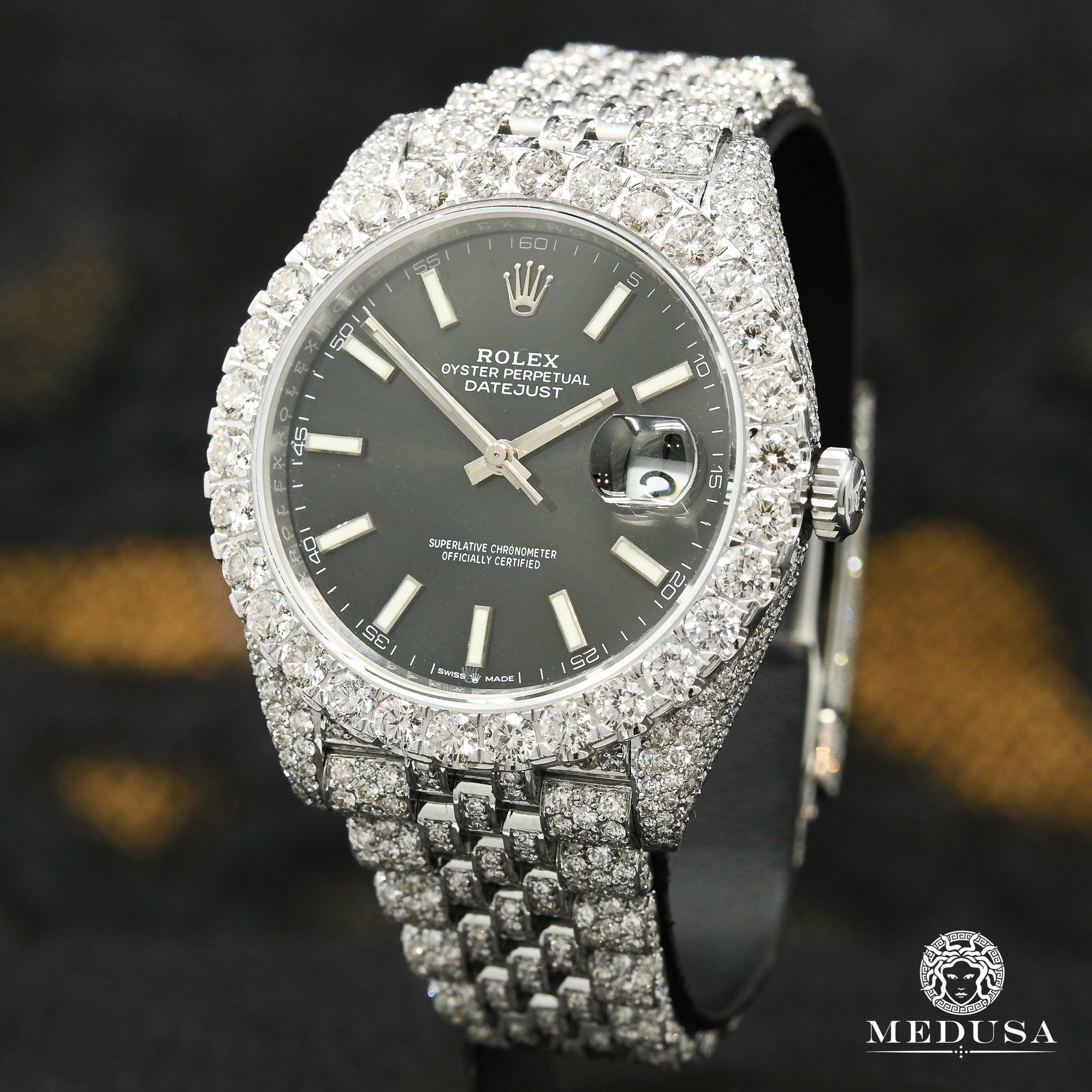 Rolex watch | Rolex Datejust Men's Watch 41mm - Jubilee Full Black Stainless