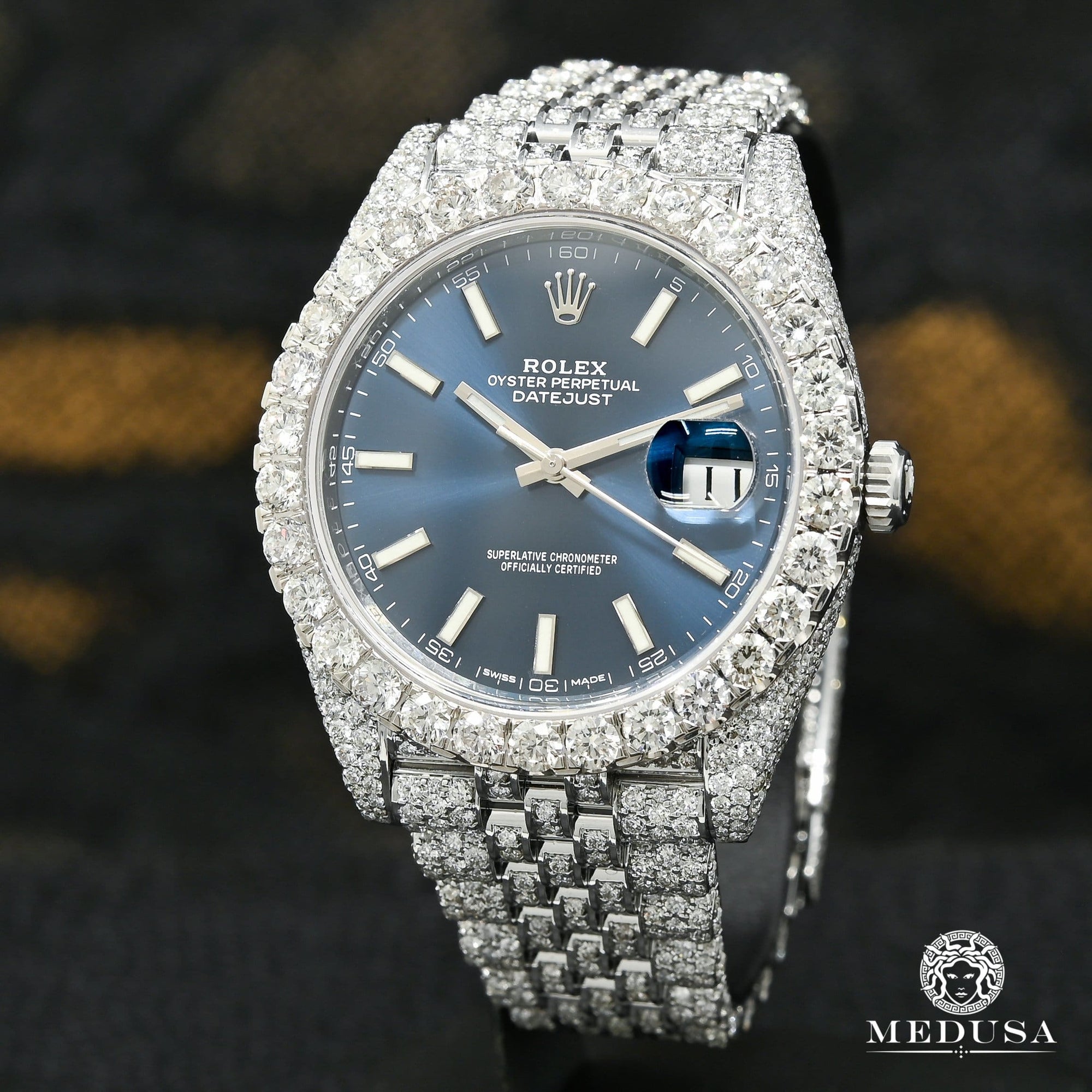 Rolex watch | Rolex Datejust Men's Watch 41mm - Jubilee Full Blue Stainless