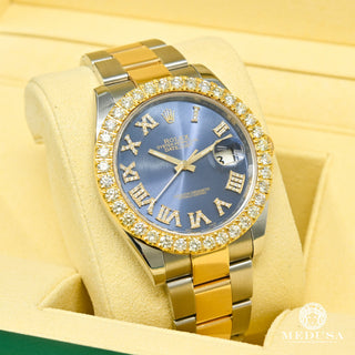 Rolex Datejust 41mm - Blue Roman Oyster  - Gold 2 Tones