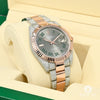 Montre Rolex | Homme Datejust 41mm - Wimbledon Fluted Everose Iced Or Rose 2 Tons