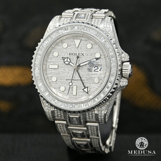 Rolex GMT-Master II 40mm - Fully Iced  - Stainless