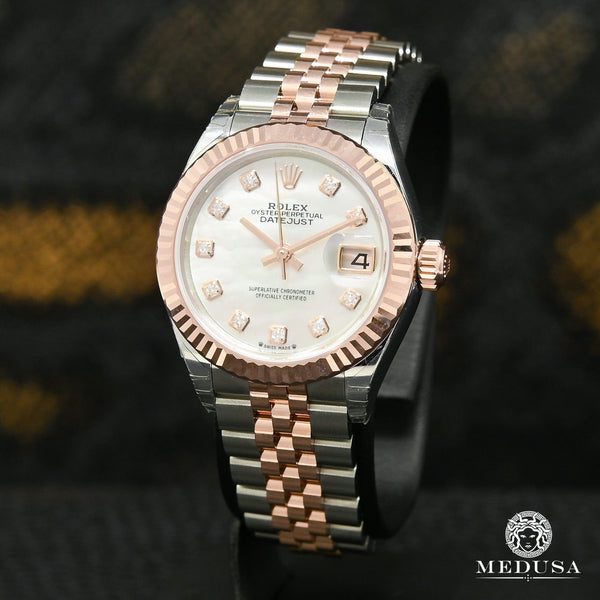 Montre Rolex Rolex Lady-Datejust 28mm Everose ''Mother of