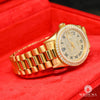 Montre Rolex | Femme Lady-Datejust 31mm - President Iced Or Jaune