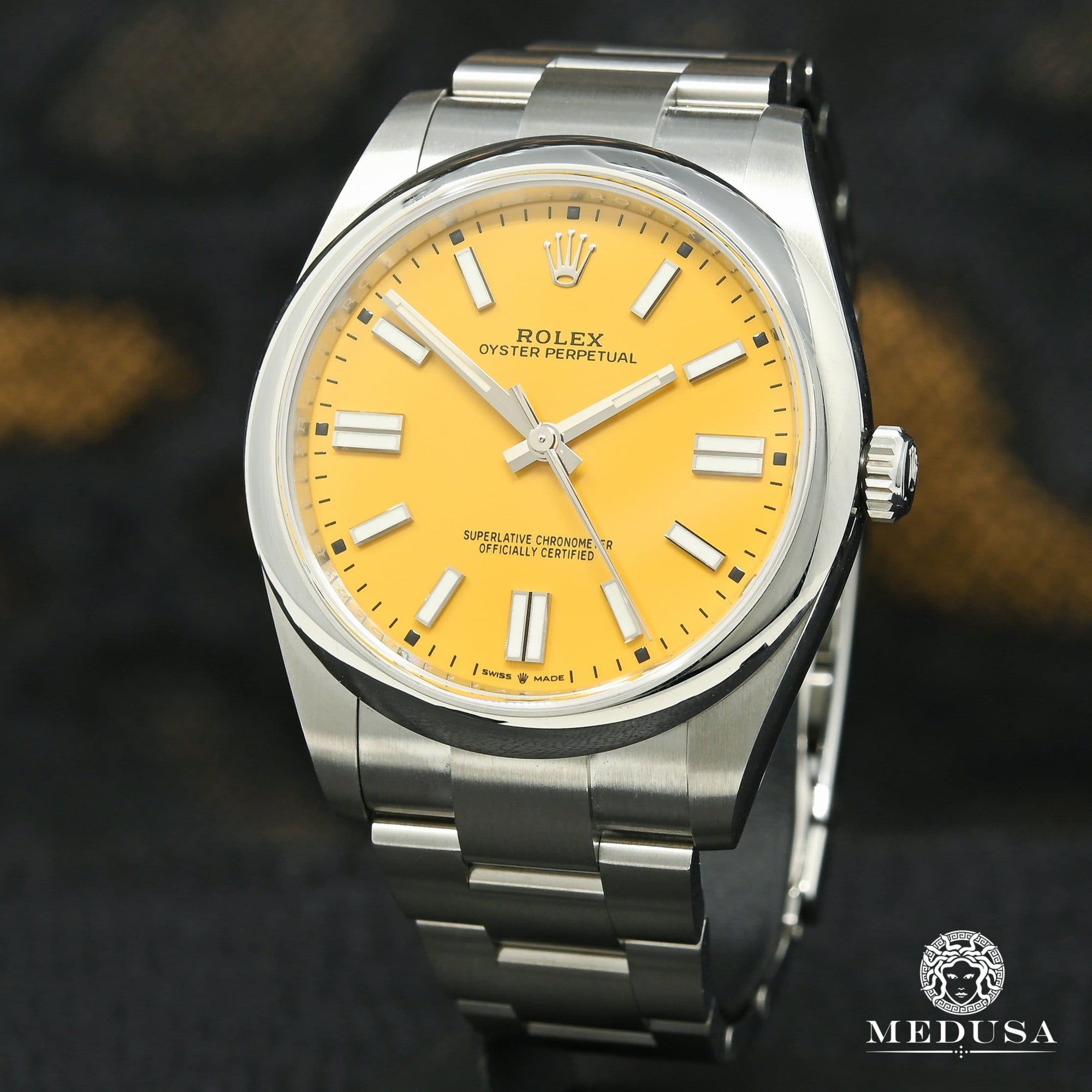 Rolex watch | Rolex Oyster Perpetual 41mm Men's Watch - Yellow Stainless
