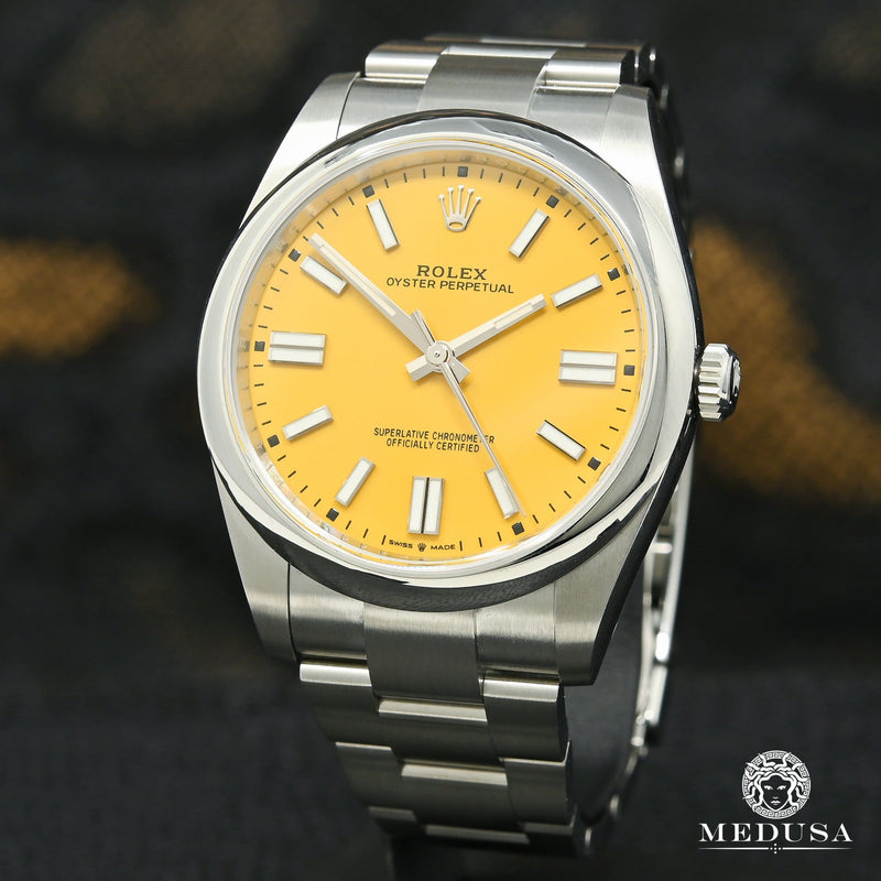 Rolex watch | Rolex Oyster Perpetual 41mm Men&#39;s Watch - Yellow Stainless