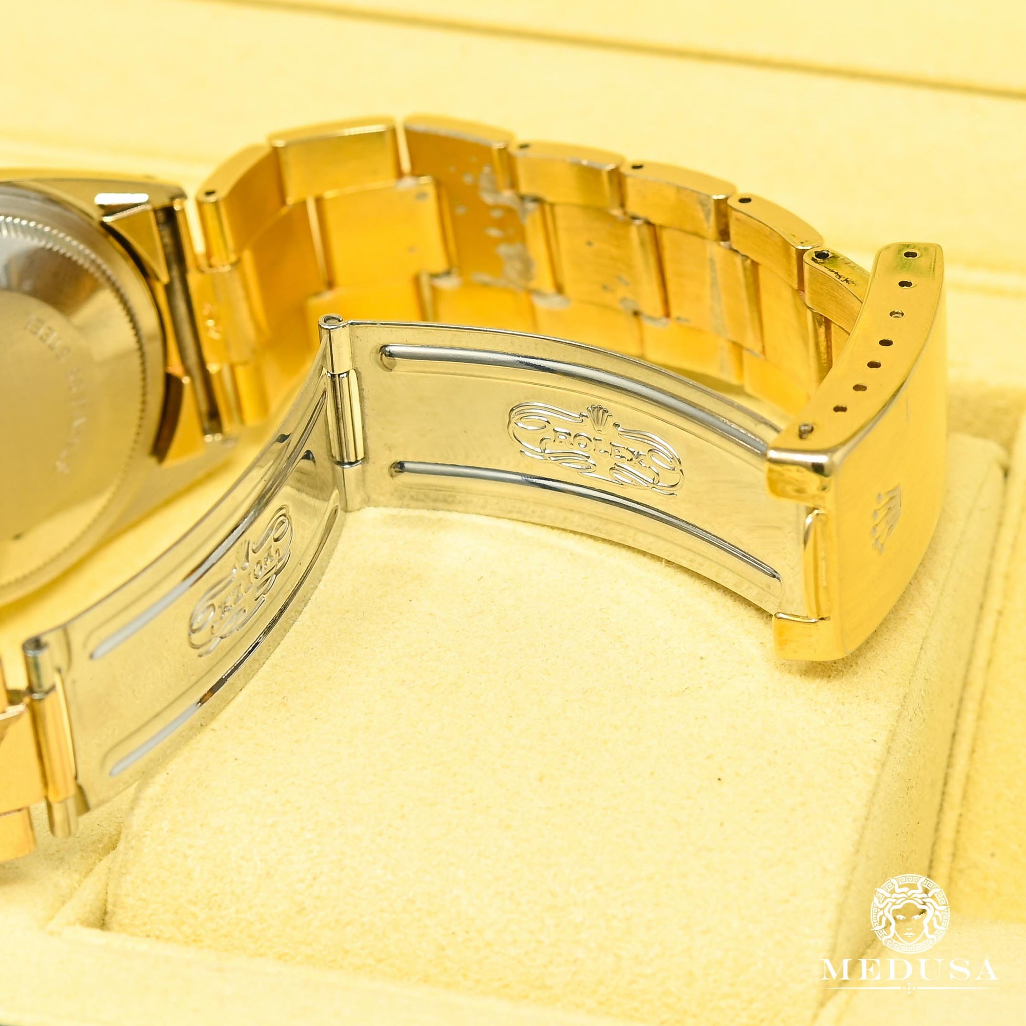 Montre Rolex | Montre Homme Rolex Oyster Perpetual Date 34mm - Gold Vintage Or Jaune