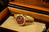 Montre Rolex | Homme President Day - Date 36mm - Baguette Rouge / Or Jaune