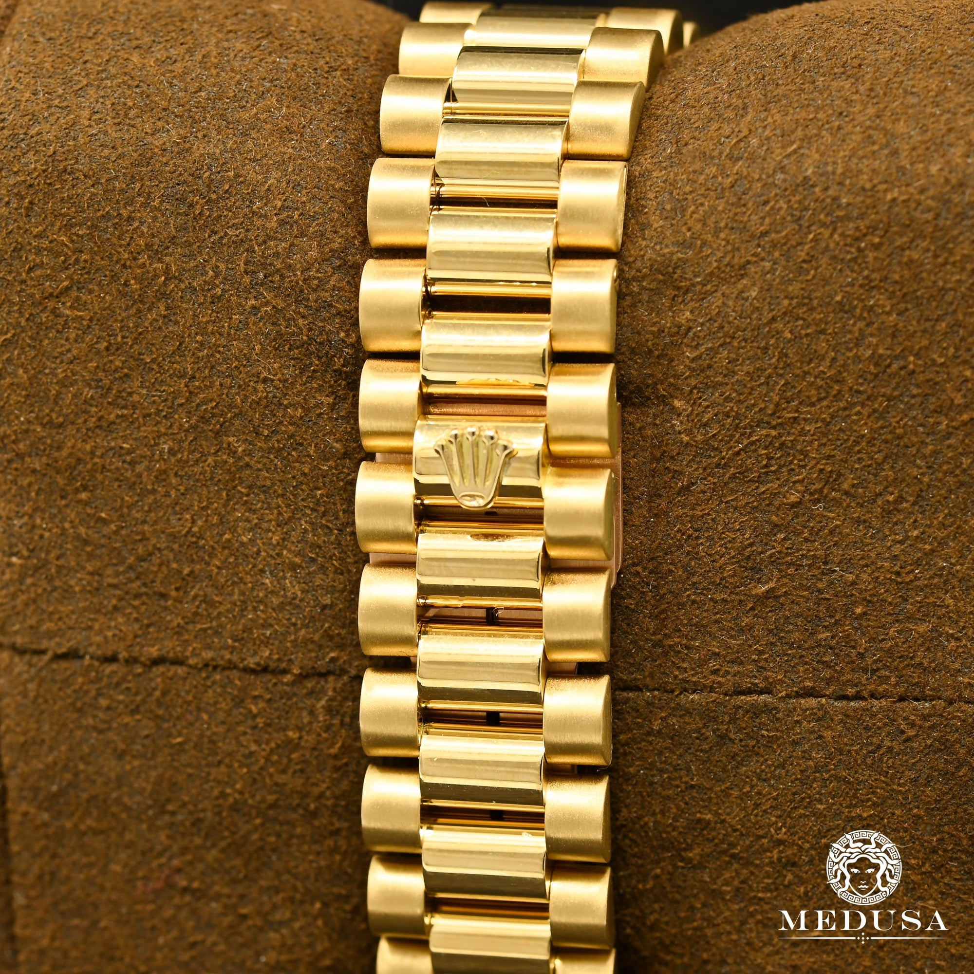 Montre Rolex | Montre Homme Rolex President Day-Date 36mm - Baguette Rouge Baguette / Or Jaune