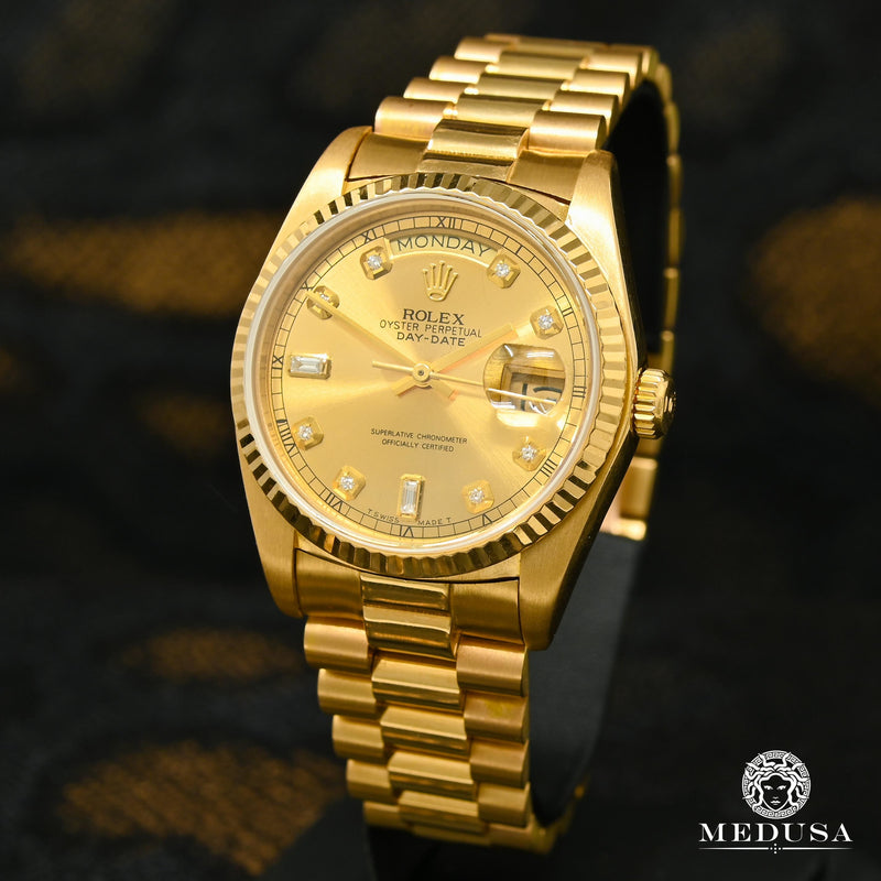 Montre Rolex | Homme President Day - Date 36mm - Gold Classic Or Jaune