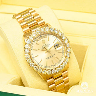 Rolex President Day-Date 36 mm - Champán helado - Oro amarillo
